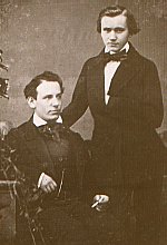 Brahms and Remnyi (1853)